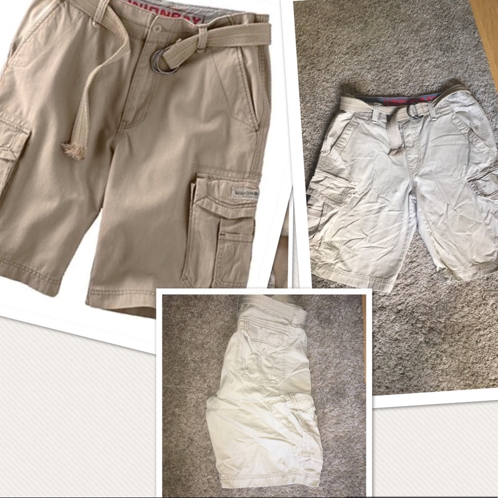 Men’s union bay cargo shorts Sz 32 32W